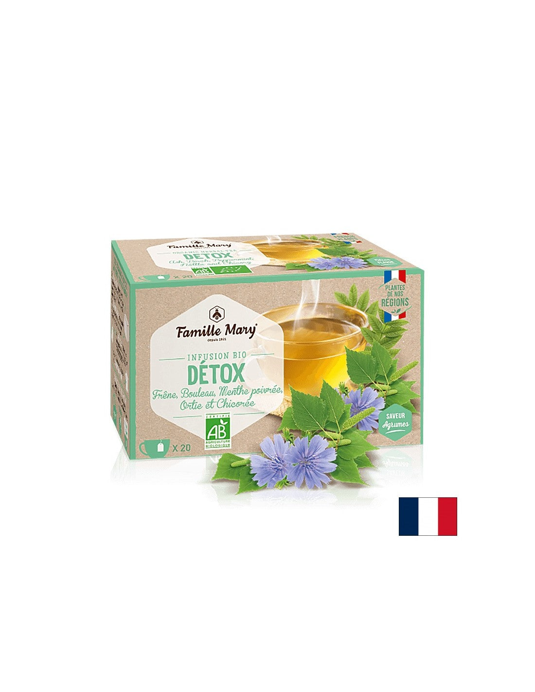 Infuzijski bio detox/ čaj za razstrupljanje, 20 filtrirnih vrečk