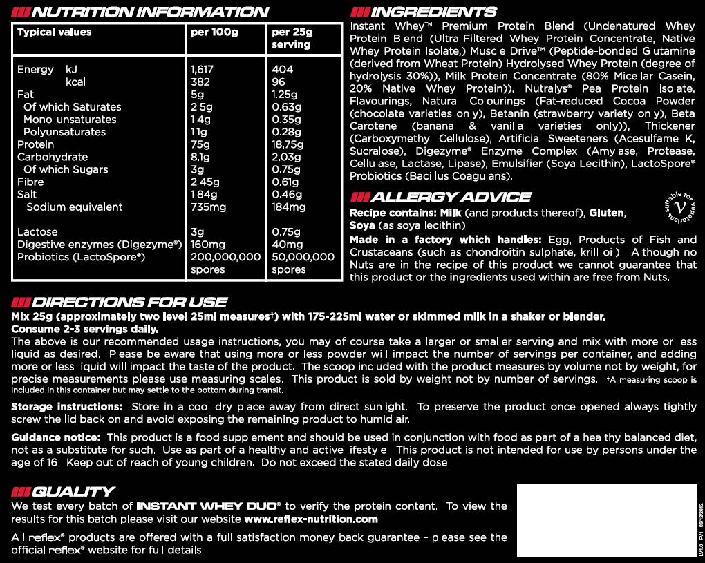 Instant Whey Duo 2000 gramov