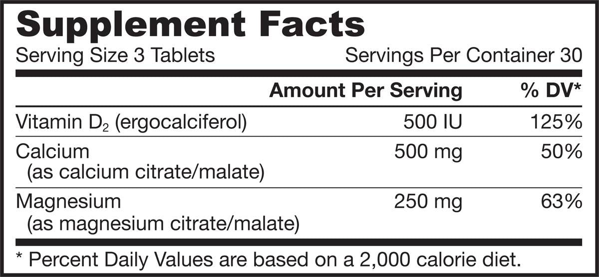 Cal-mag citrate 90 tablet