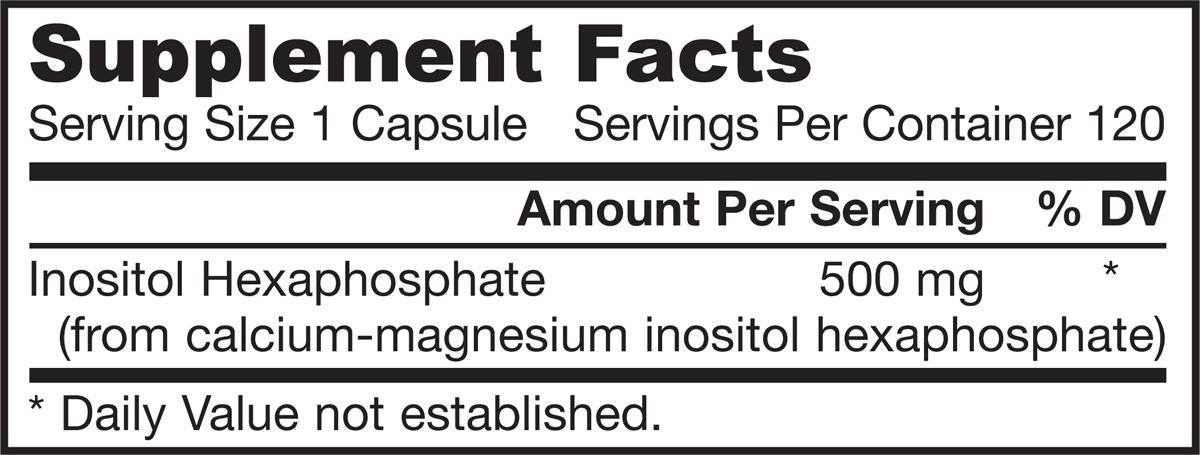 IP6 (inositol heksafosfat) 500 mg - 120 kapsul