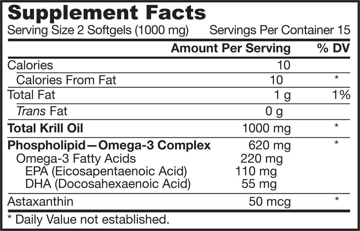 Krill olje - 60 softgelov