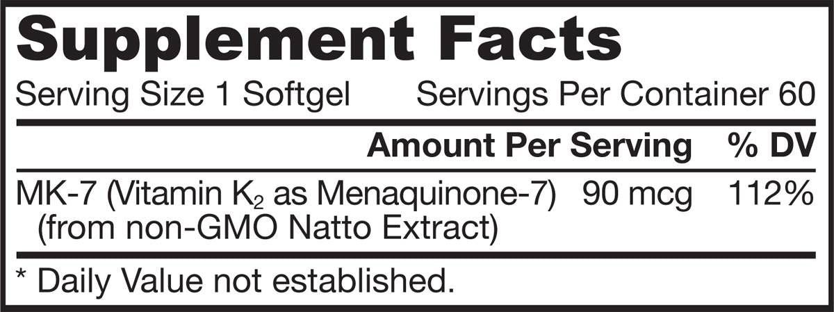 MK -7 90 mcg - 60 gel kapsul