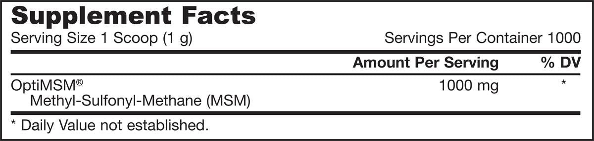 MSM žveplo v prahu - 1000 grama