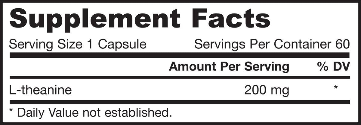 Theanin 200 mg - 60 kapsul