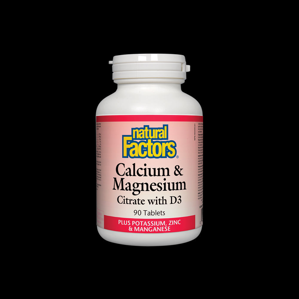 Calcium & Magnesium Citrate with D3 - 90 Tablets - Nutra Best Europe