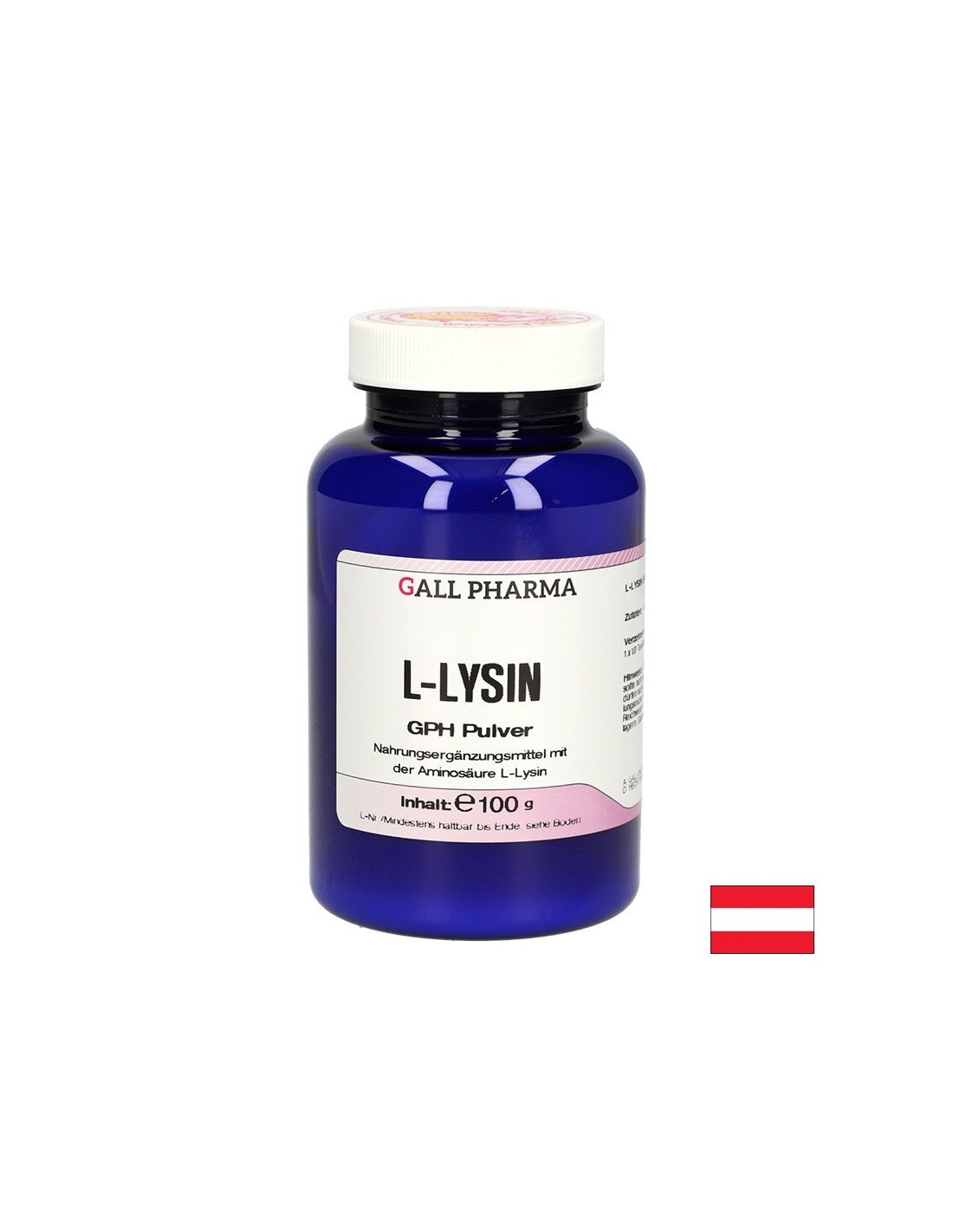 Herpes simplex, imunsko zdravje-l-lizin (L-lizin), 100 g, prašek