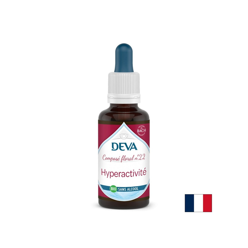 Hiperaktivnost, cvetne esence, bachove kapljice št. 22 (brez alkohola), 30 ml