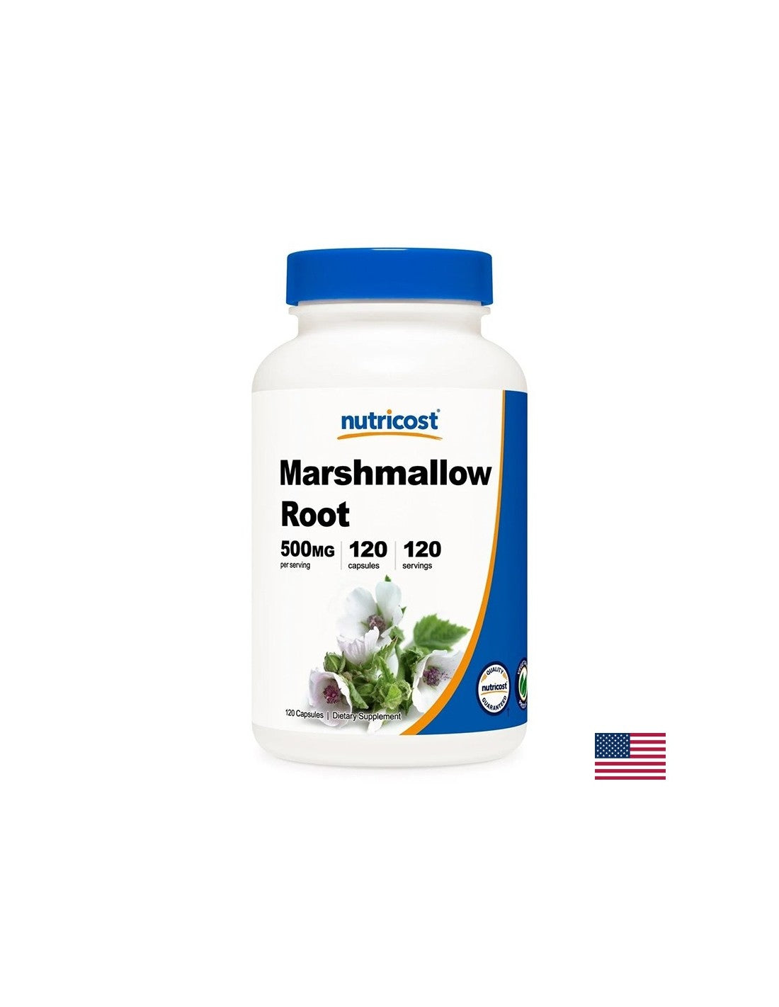 Prebava in imunost - bela vrtnica (korenina), 500 mg x 120 kapsul