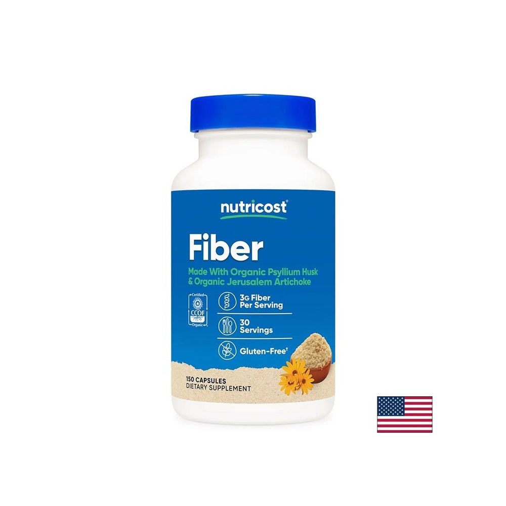 Husk + Jeruzalem artičoka (zemeljsko jabolko) - črevesno udobje in vlakna za dobro prebavo, 150 kapsul