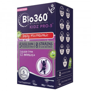 Probiotični kompleks za otroke v prahu (Kidz Pro-5) 90 g Naturesaid