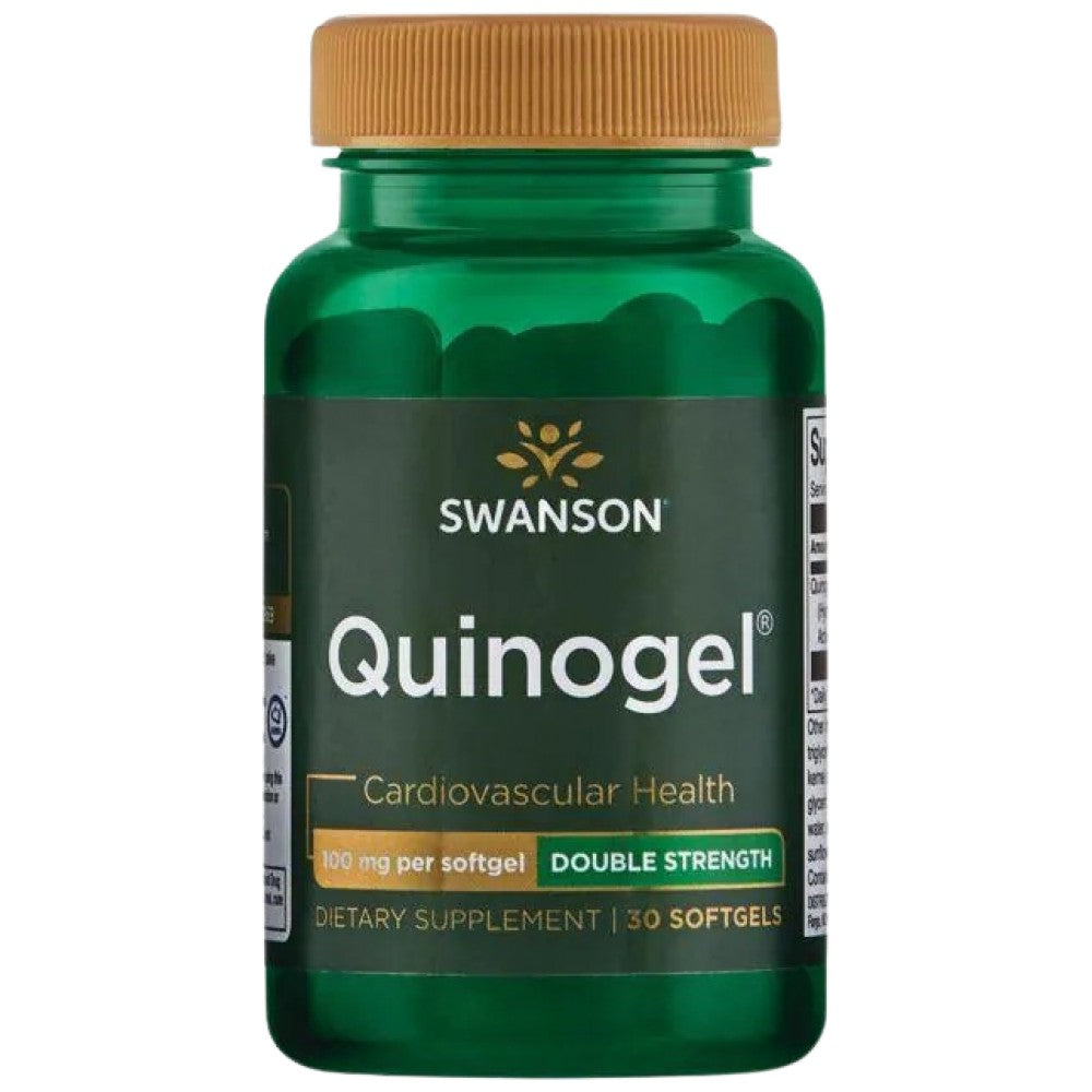 Quinogel 100 mg - dvojna trdnost - 30 gel kapsule