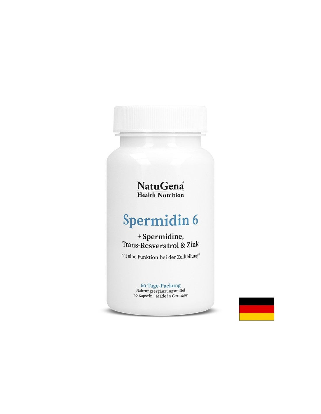 Celično zdravje - spermidin 6 (spermidin + trans -resveratrol in cink), 60 kapsul