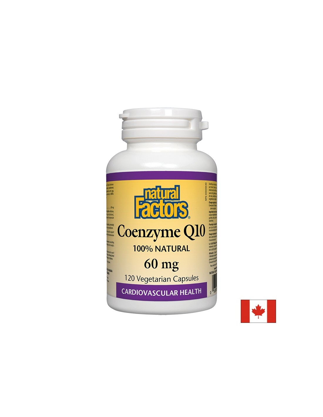 Koencim Q10/ Coenzyme Q10 60 mg x 120 kapsul <tc>Natural Factors</tc>