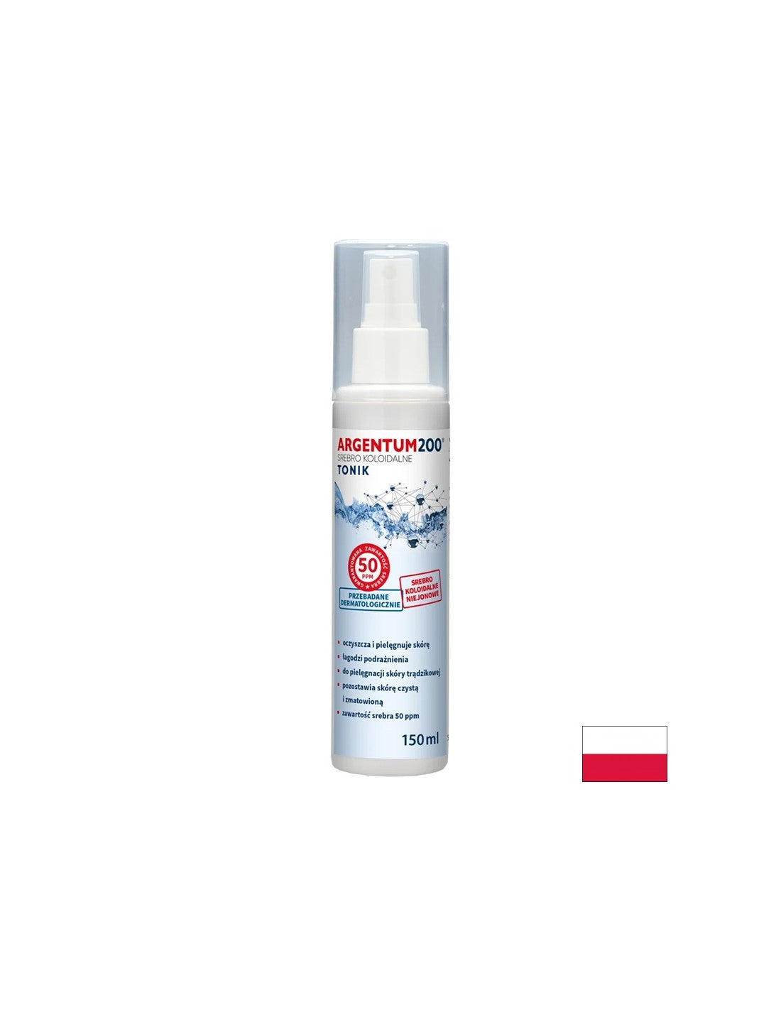 Koloidno srebro 50ppm, razpršilo 150 ml