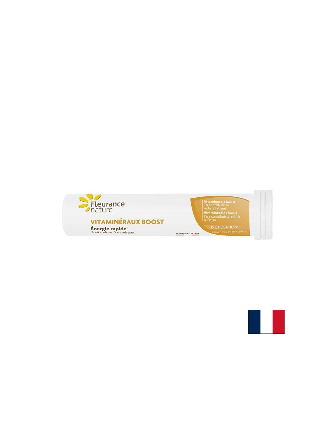 Kompleks vitaminov in mineralov za ton in energijo, 15 šumečih tablet z okusom tropskega sadja