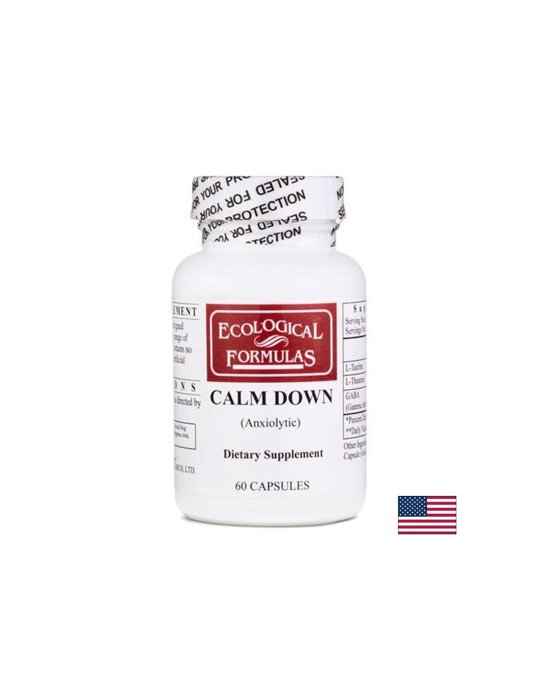 Kompleks živčnega sistema (z L-tavrinom, L-teaninom in GABA), 60 kapsul