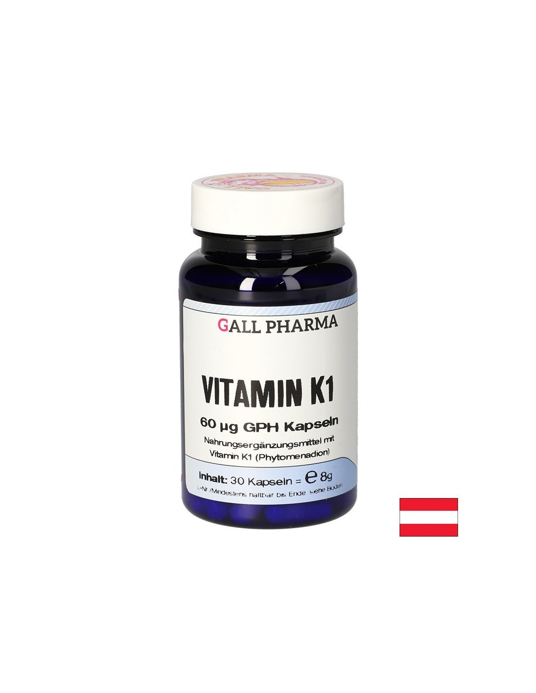 Kostni sistem - vitamin K1, 60 µg x 30 kapsul