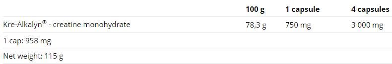 KRE -ALKALYN - 120 kapsul