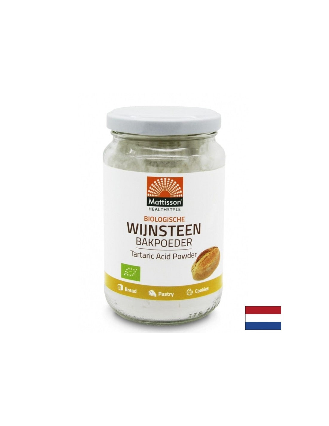 Cremotartar (kalijev bitartrat) Bio, 180 g prahu