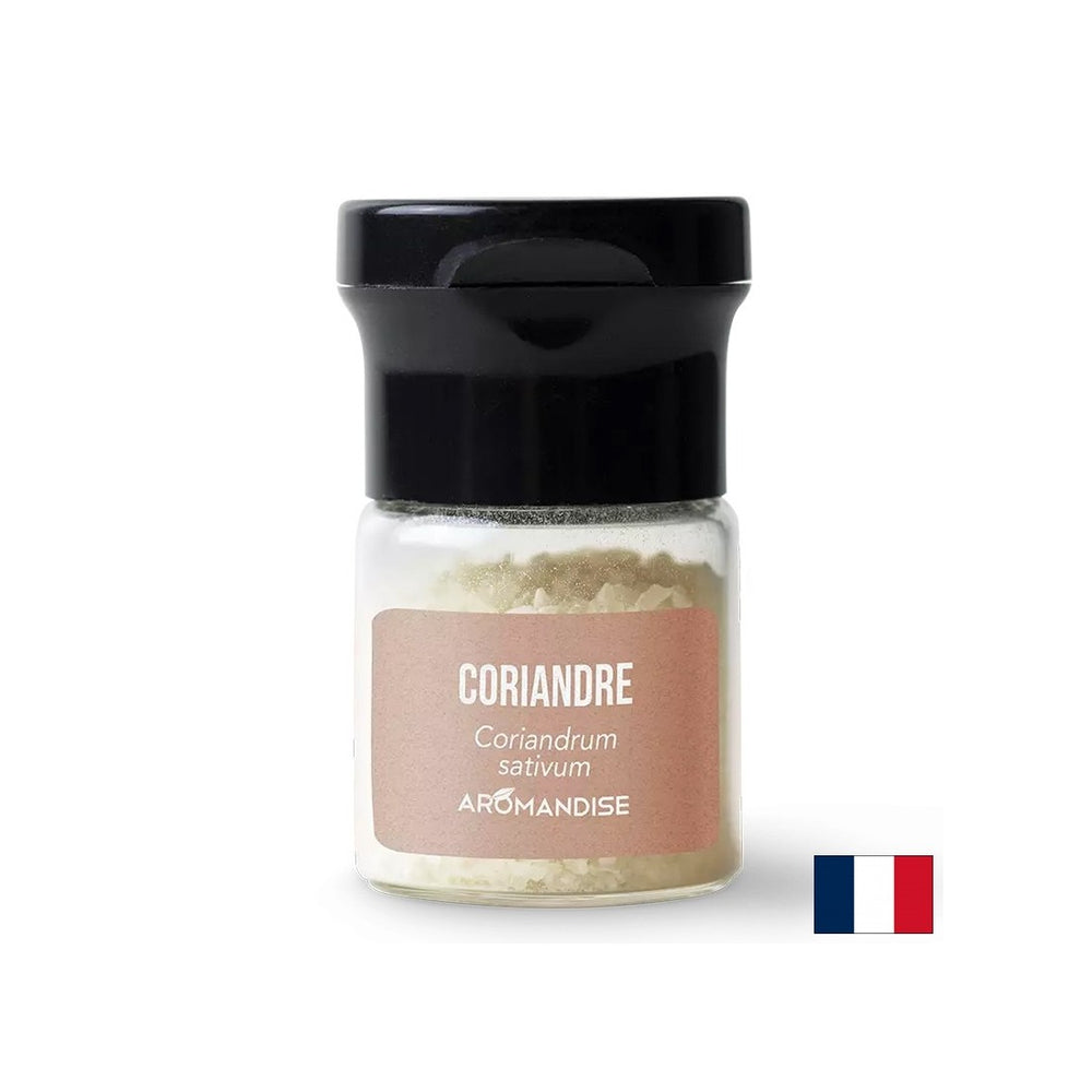 Kristali eteričnega olja koriandrov (kulinarika) - za aromatične jedi, omake, pijače, 10 g