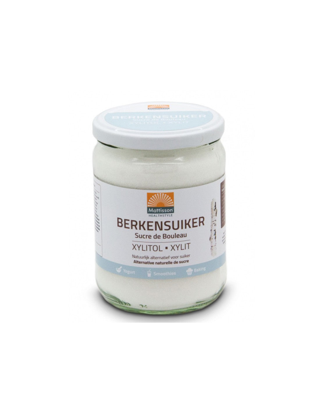 Xylitol (birch sugar), 400 g Mattisson Healthstyle - Nutra Best Europe