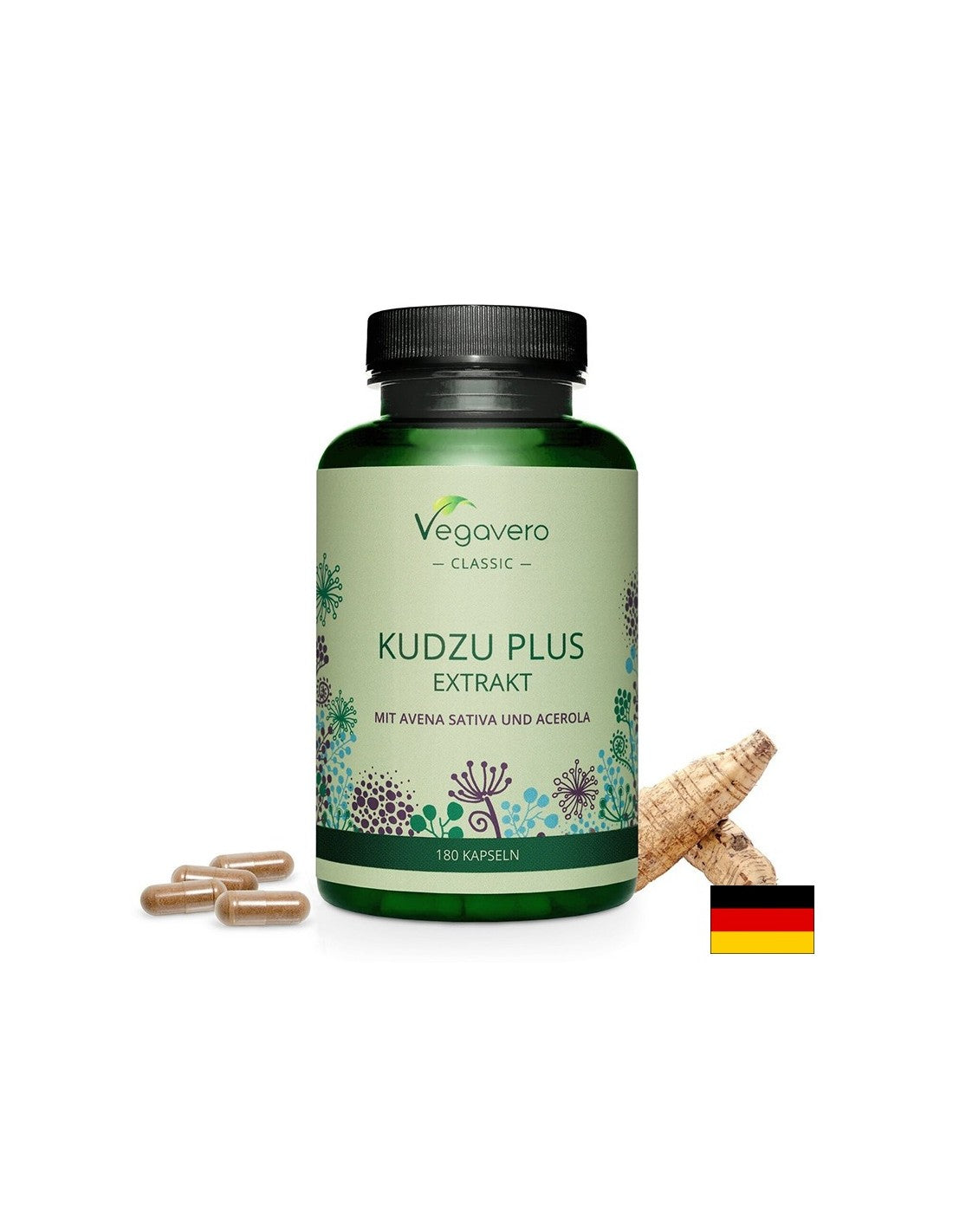 Kudzu plus ekstrakt - kudzu plus oats in acerola, 180 kapsul