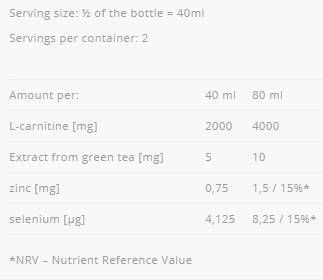 Šok z l -karni - 12 x 80 ml