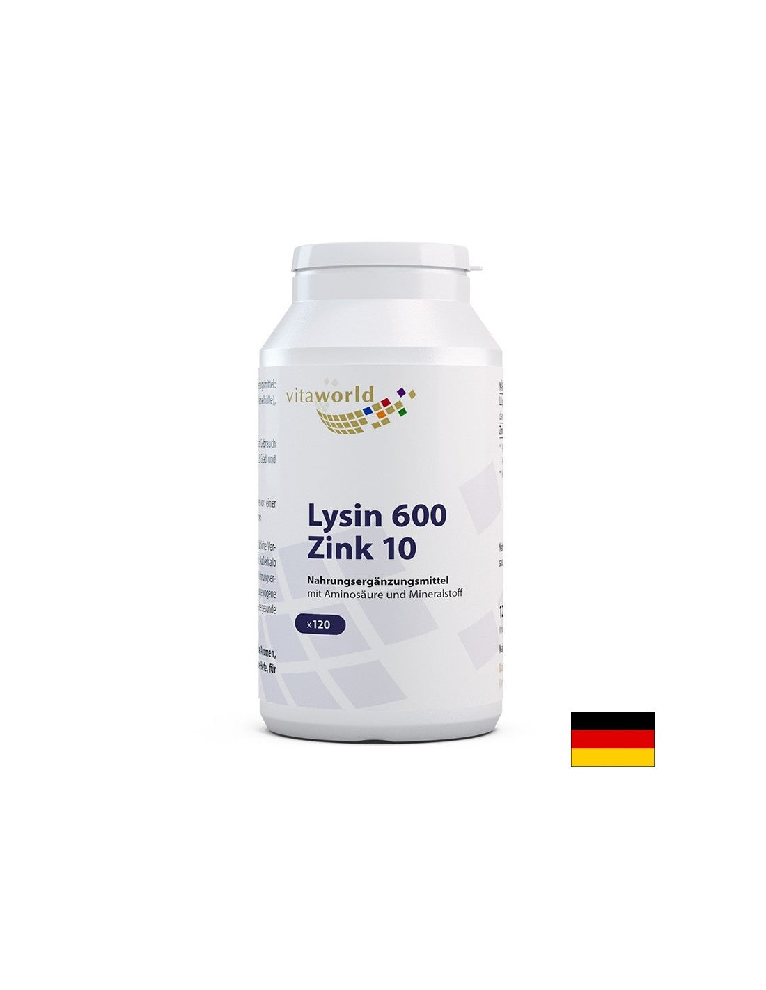 L -lizin + cink - povečuje imunost, 120 kapsul