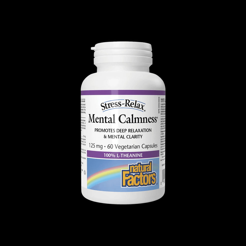 L-Theanine, 125 mg - V podporo živčnemu sistemu, 60 kapsul <tc>Natural Factors</tc>