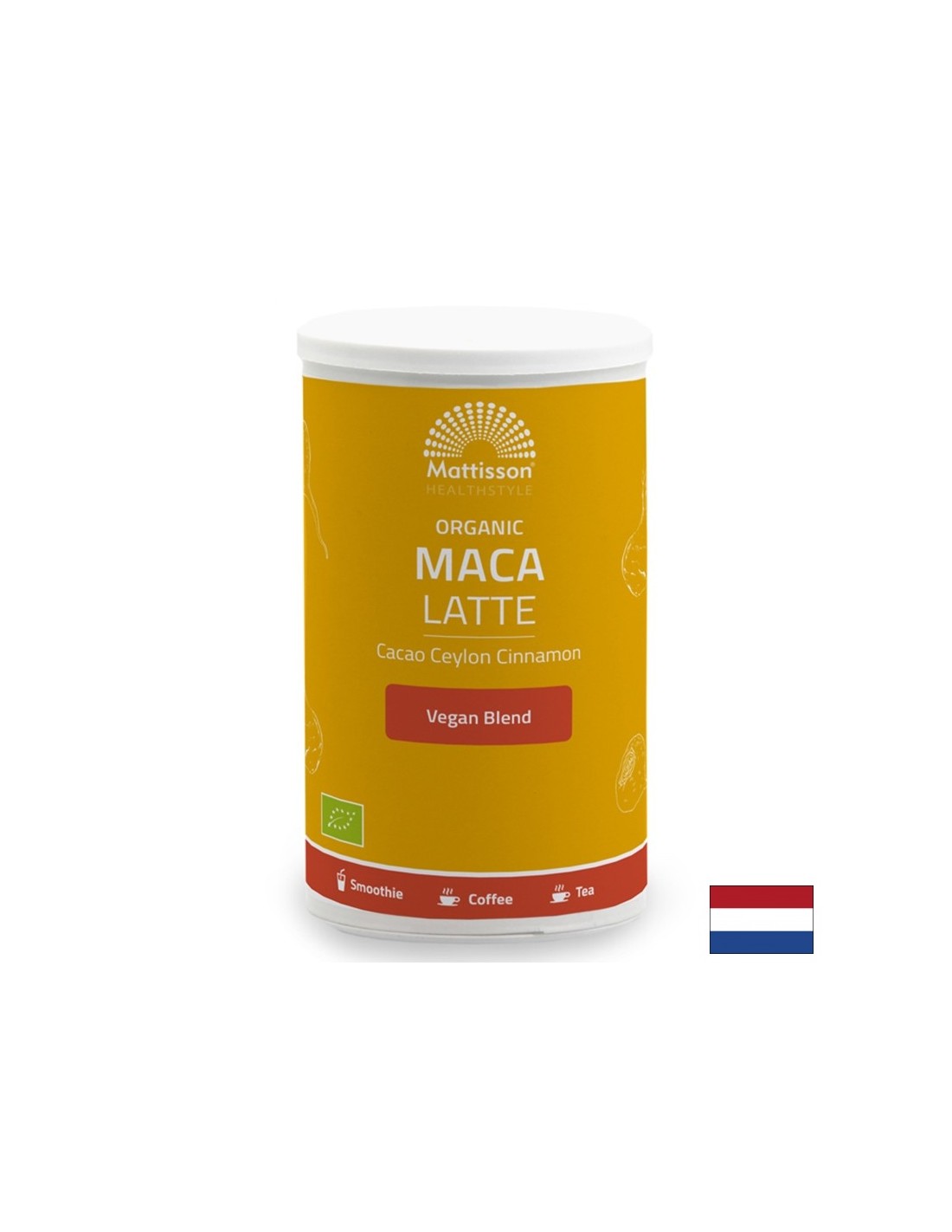 Latte s kakavo, maka, lucuma in cejlonski cimet organski, 160 g, prah