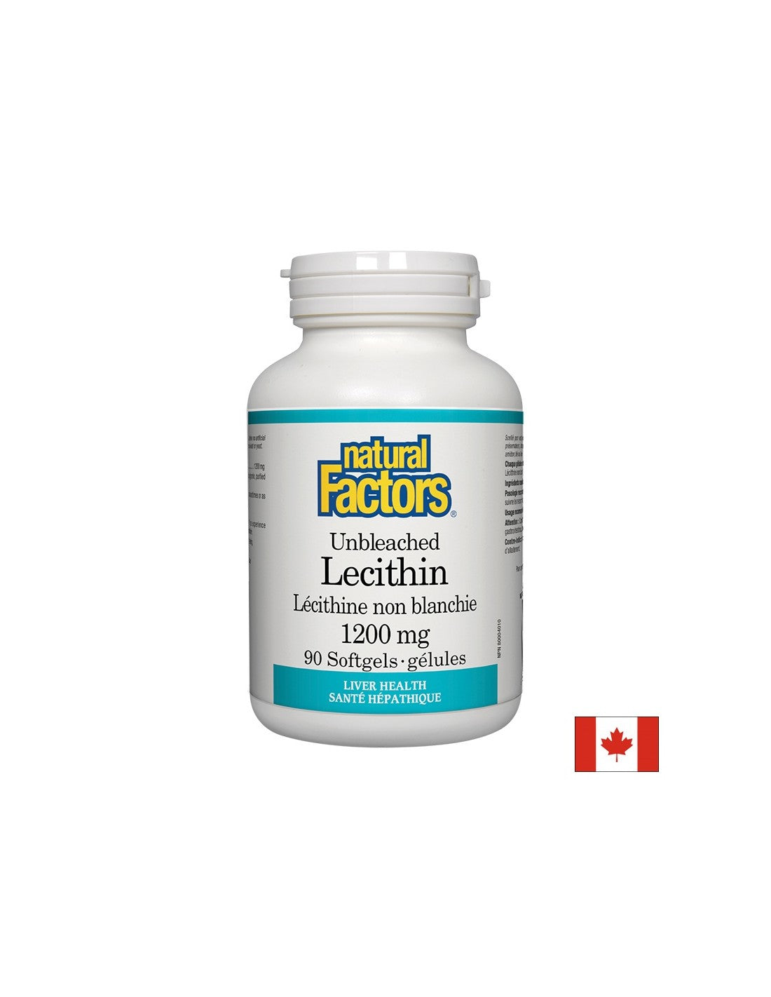 Nebeljeni lecitin 1200 mg - 90 gel kapsul