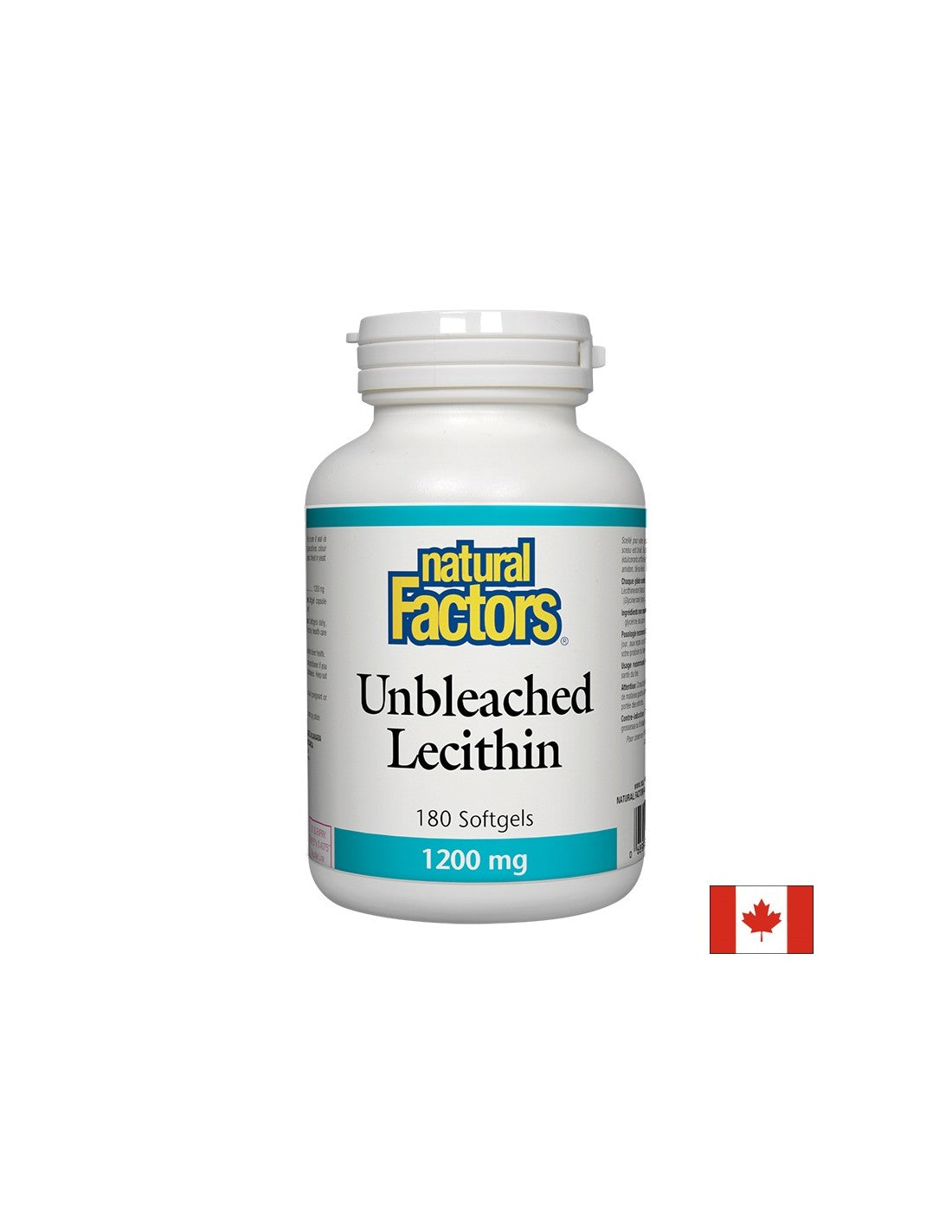 Nebeljeni lecitin 1200 mg - 180 gel kapsul