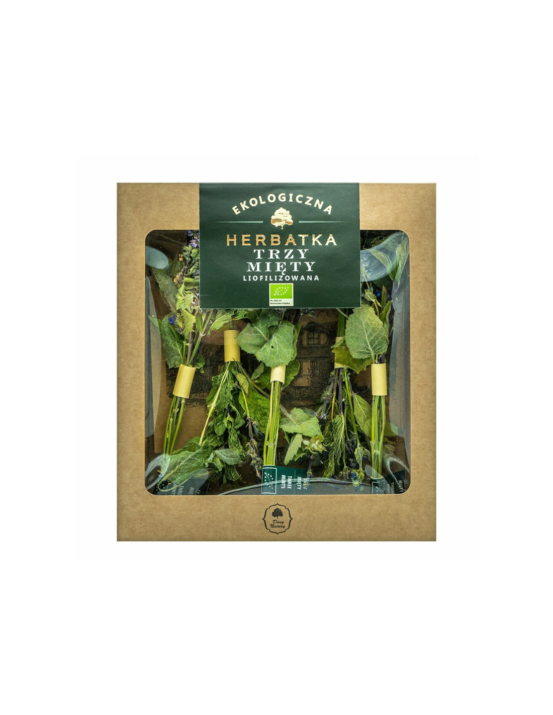 Lyophilized tea of three types of mint Bio, 5 sticks x 1.5 g Dary Natury - Nutra Best Europe