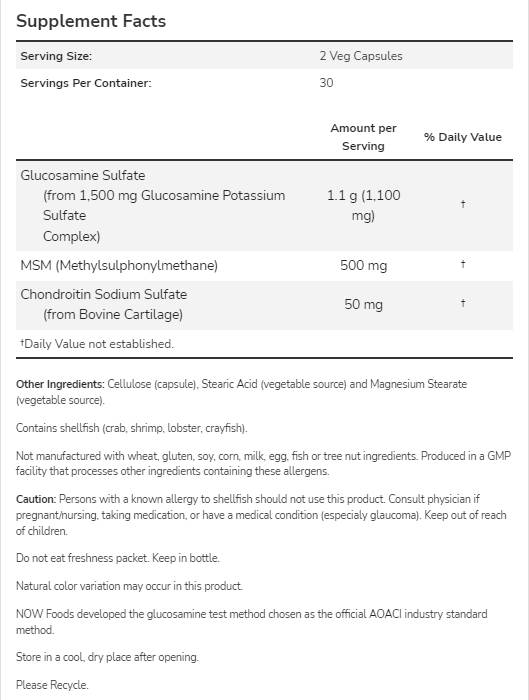 Glukozamin in MSM - 180 kapsul