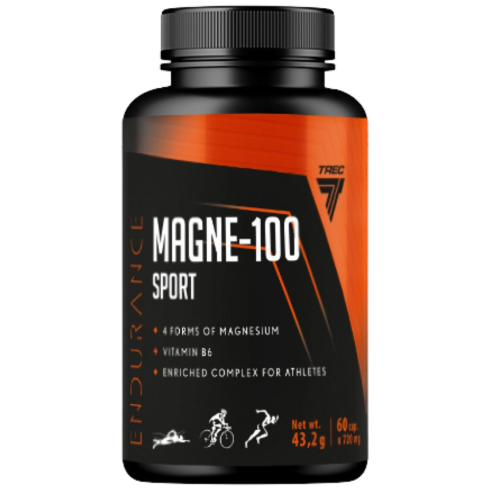 Magne 100 Sport Endurance | Obogaten magnezijev kompleks - 60 kapsul
