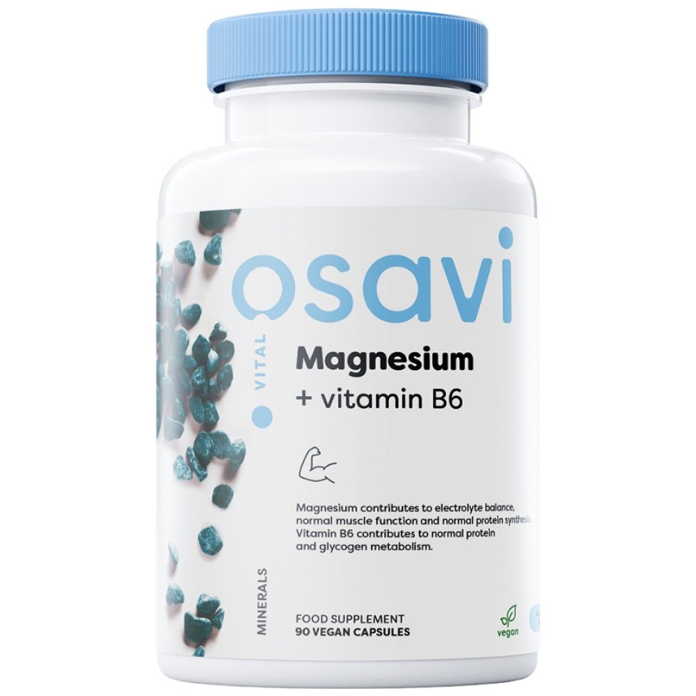 Magnezijev citrat + vitamin B6 - 90 kapsul