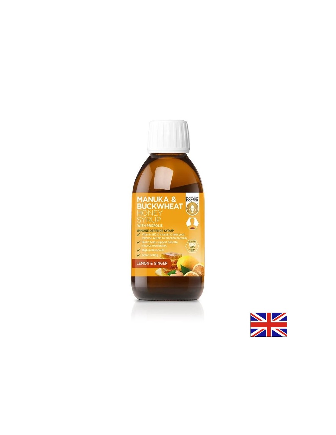 Medeni sirup Manuka ajde s propolisom (Manuka ajde medenega sirupa s propolisom / močno imunostjo, 200 ml