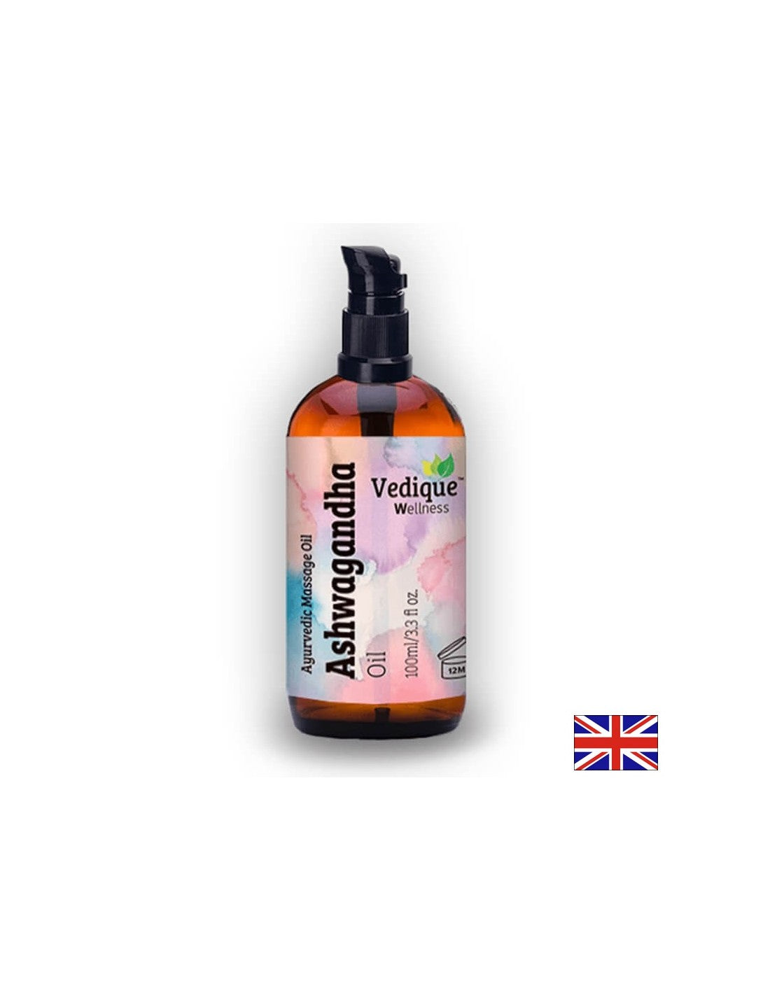 Masažno olje Ashwagandha (Ashwaganha) - sprosti mišice in energizira, 100 ml