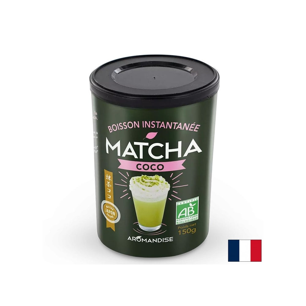 Matcha in kokosovo mleko - tonično pijačo, 150 g, prah