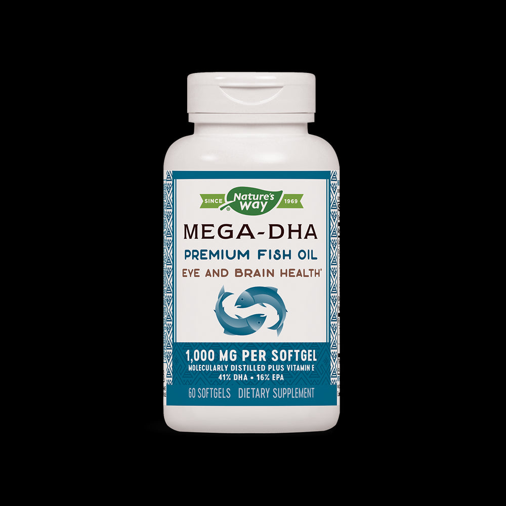 Mega -dha ribje olje 1000 mg - 60 kapsul