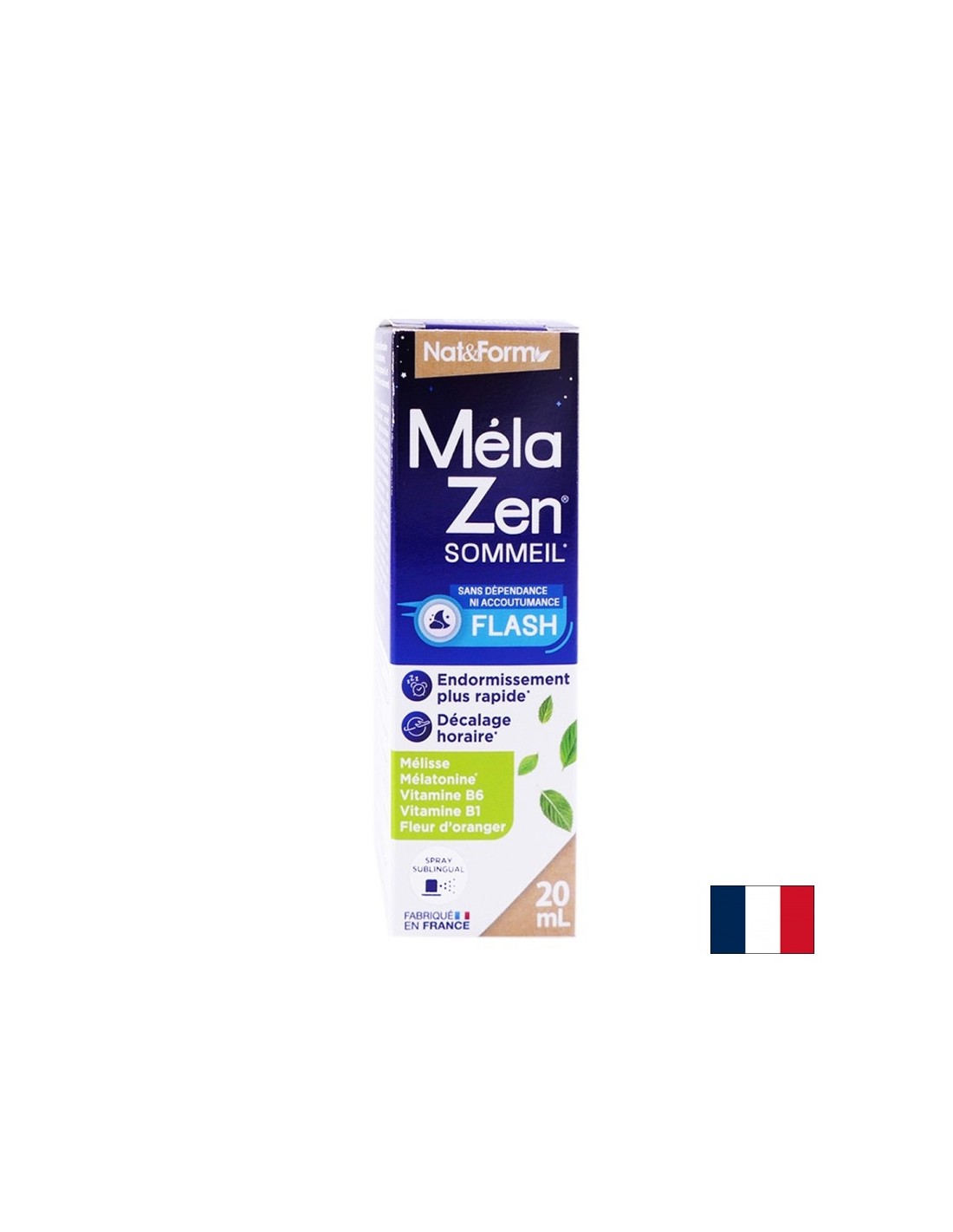 Melazen® Sleep Spray z melatoninom, limoninim balzamom, pomarančnim cvetom in vitaminom B1 in B6, oralno razpršilo x 20 ml