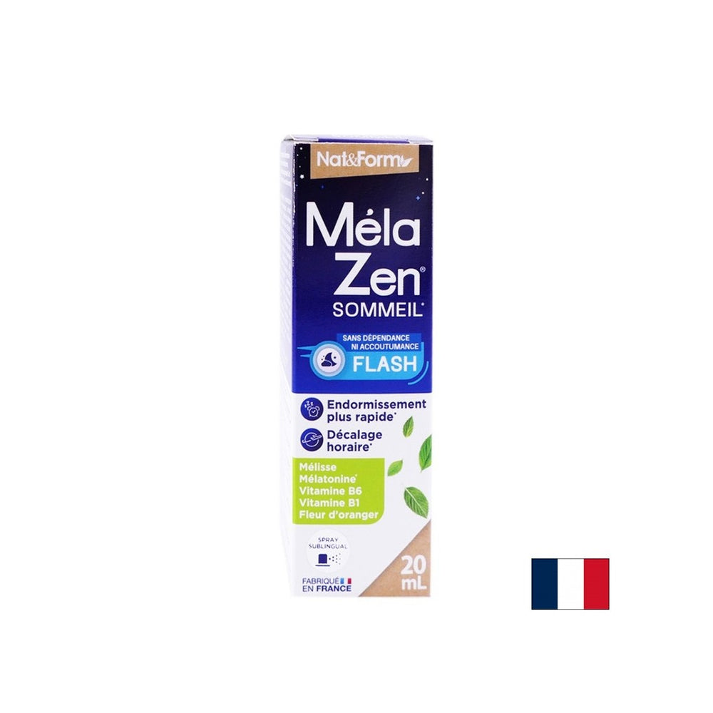 Melazen® Sleep Spray z melatoninom, limoninim balzamom, pomarančnim cvetom in vitaminom B1 in B6, oralno razpršilo x 20 ml