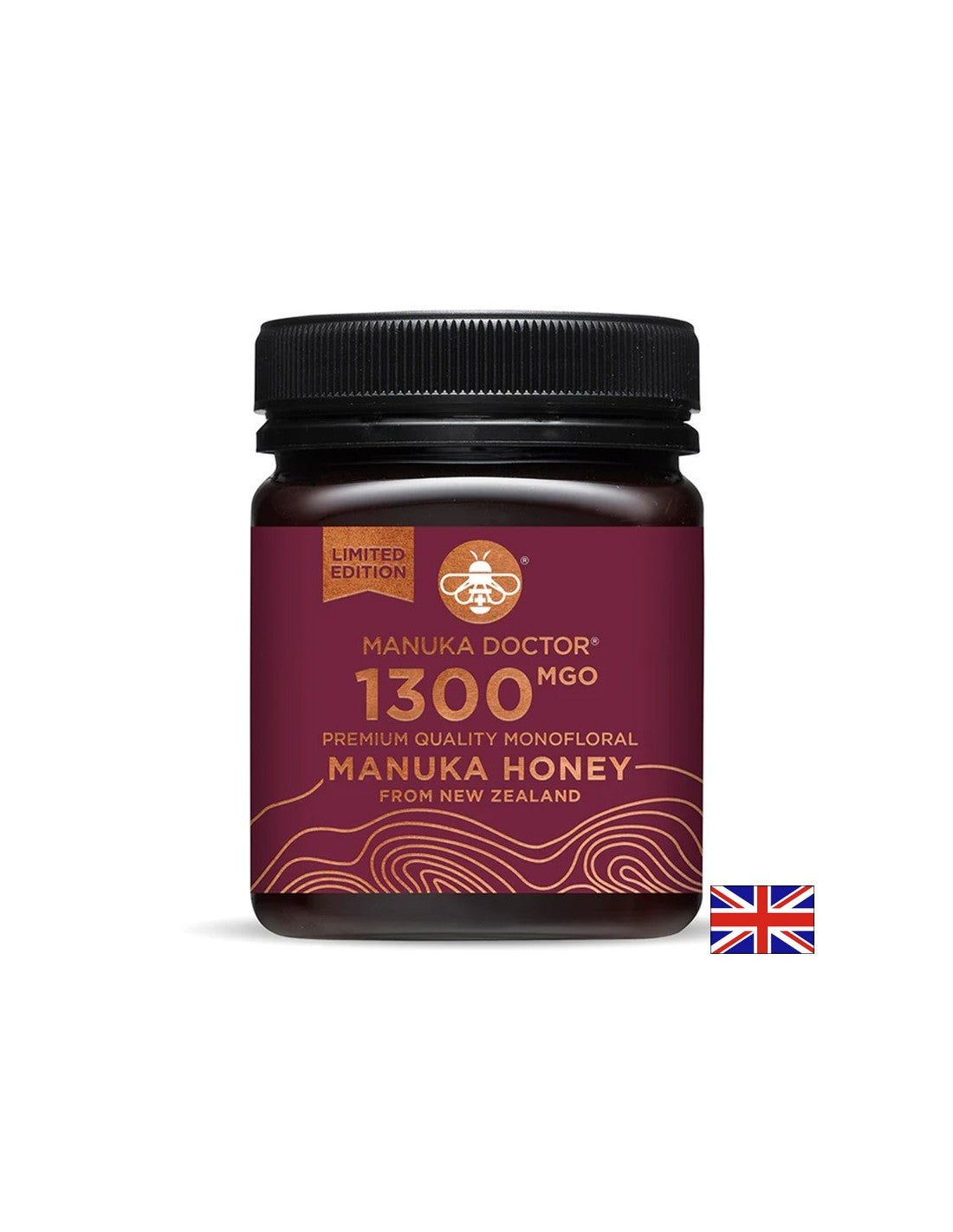 Monofloral Manuka Honey 1300 MgO x 250 g
