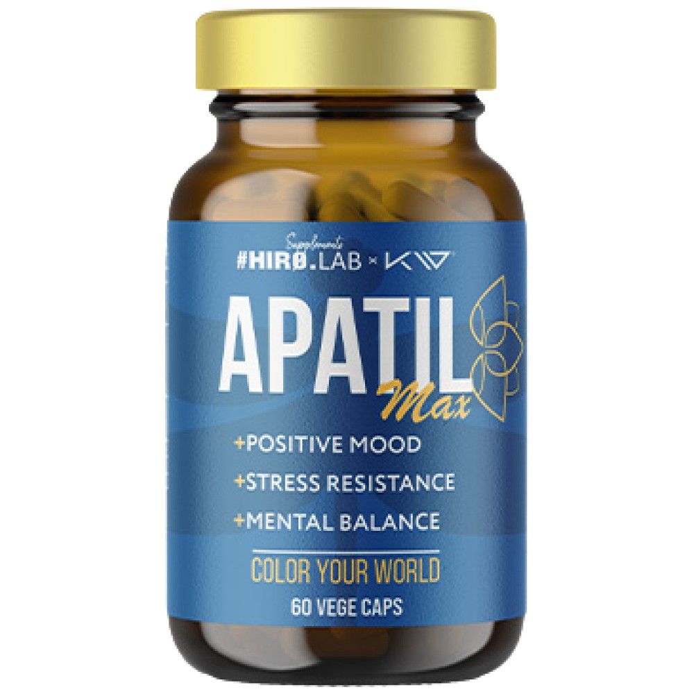 Apatil max | Z Ashwagandha, žafran in ginseng - 60 kapsul