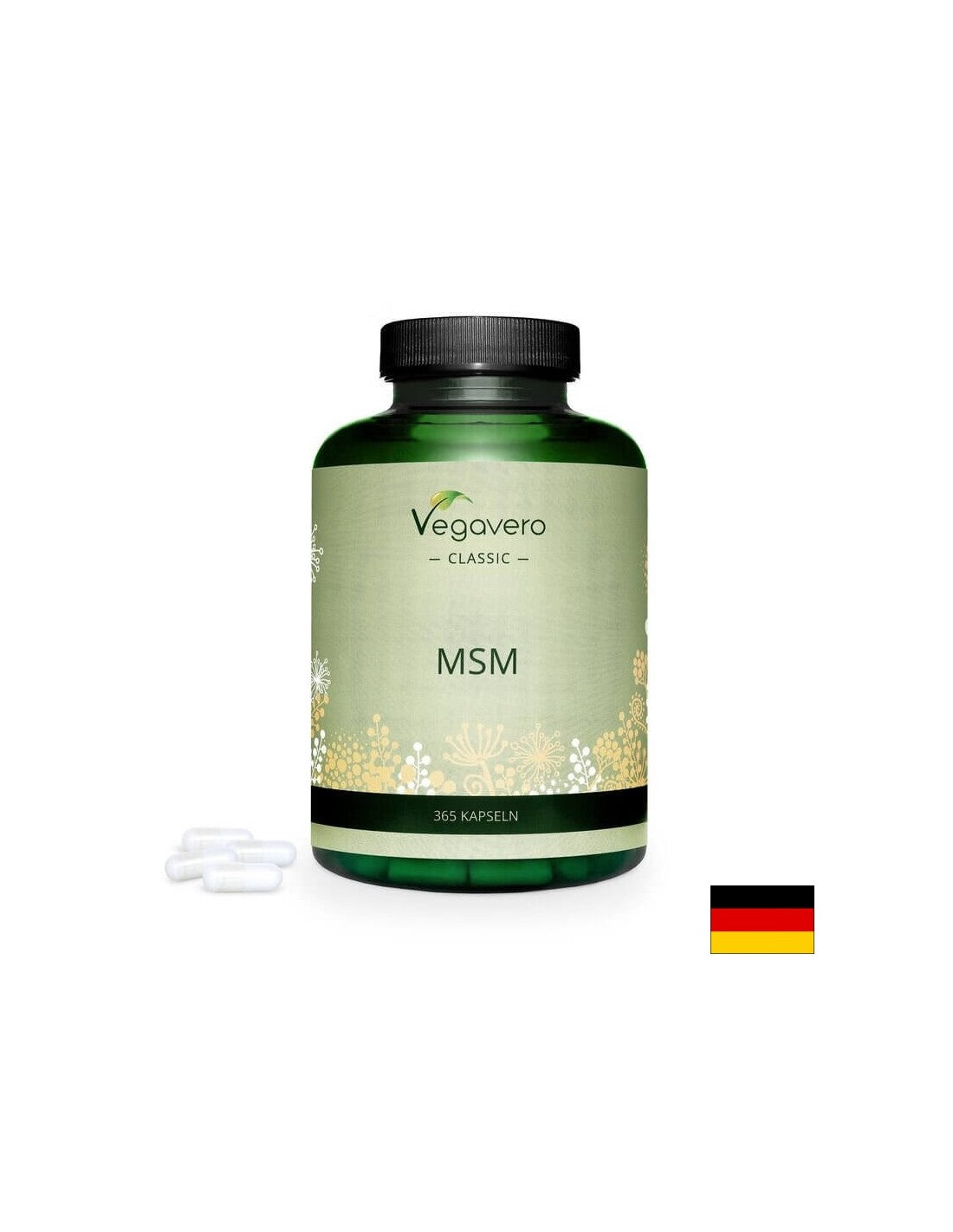 MSM/metilsulfonilmetan, 365 kapsul, 100 % vegansko <tc>Vegavero</tc>