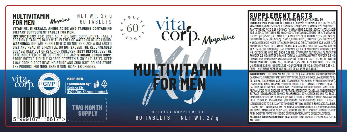 Moški multivitamin za moške - 60 tablet