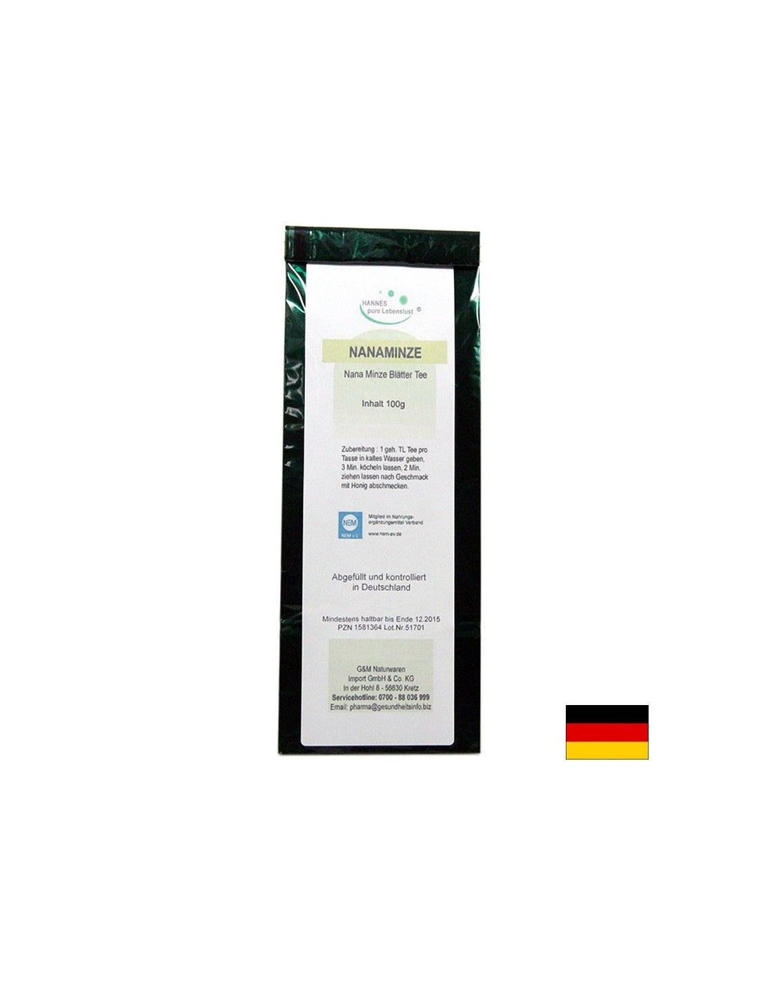 Nanaminze Tee - maroški metini čaj, 100 g