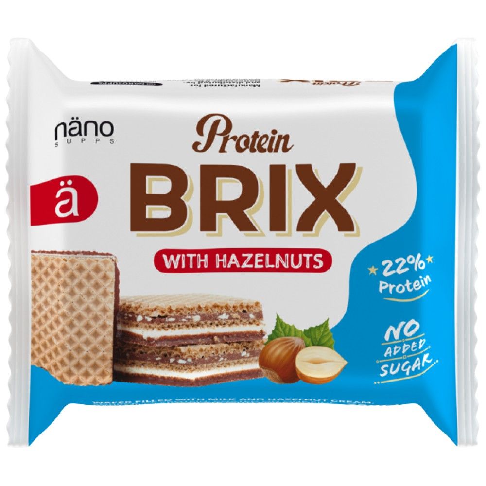 Beljakovinski brix z lešnicami - 25 gramov