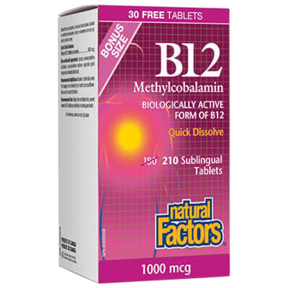 B12 metilkobalamin 1000 mcg - 210 Sublinglual tablete
