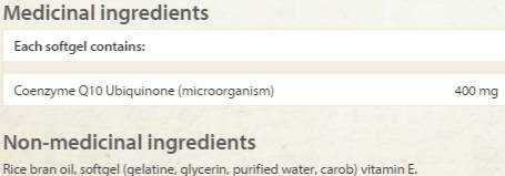 CoQ10 400 mg - 60 gel kapsul